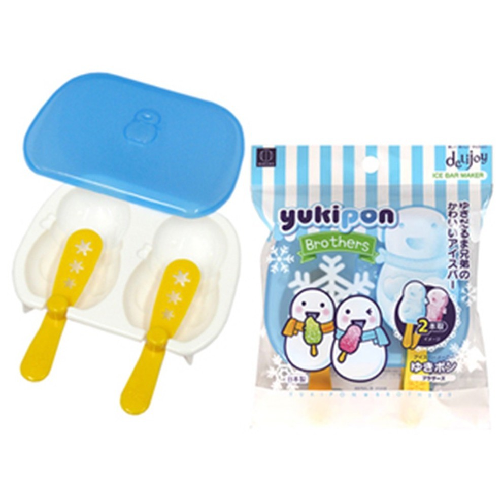 小久保 KOKUBO 日本製 KK-211 雪人兄弟冰棒製冰組 .冰棒盒-雪人 4956810802067