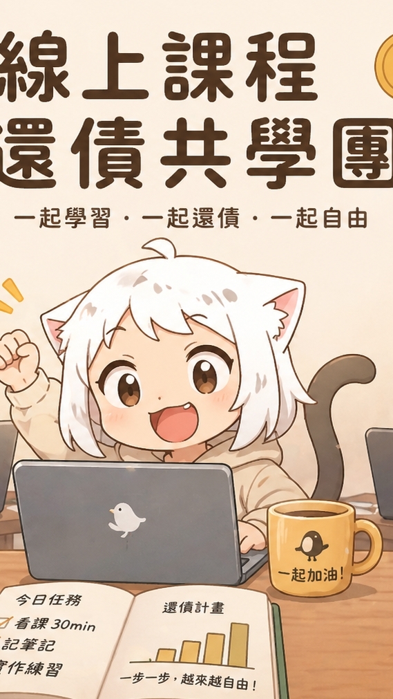 線上課程還債共學團