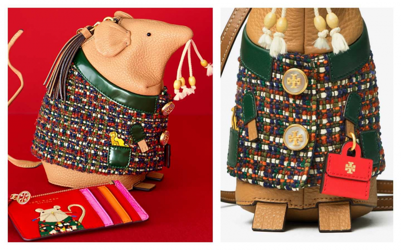 TORY BURCH 立體Rita鼠肩背包/21,900元（圖／品牌提供）