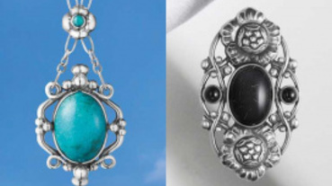 純銀寶石復刻北歐匠藝！絕美珍藏GEORG JENSEN喬治傑生「限量復刻」訂製珠寶