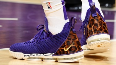 新聞分享 / LeBron James 與 Nike LeBron 16 ‘King Purple’ 的紫金主場首秀