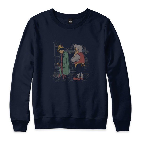 【ViewFinder 設計館全站滿 $1500 享台灣免運費】 老木匠蓋比特因為受夠小木偶說謊成性的毛病，突發奇想將他改造成衣掛架，匠心獨具的他還不忘審視精心改造的大作，掛上大衣與雨傘，完美的傑作還