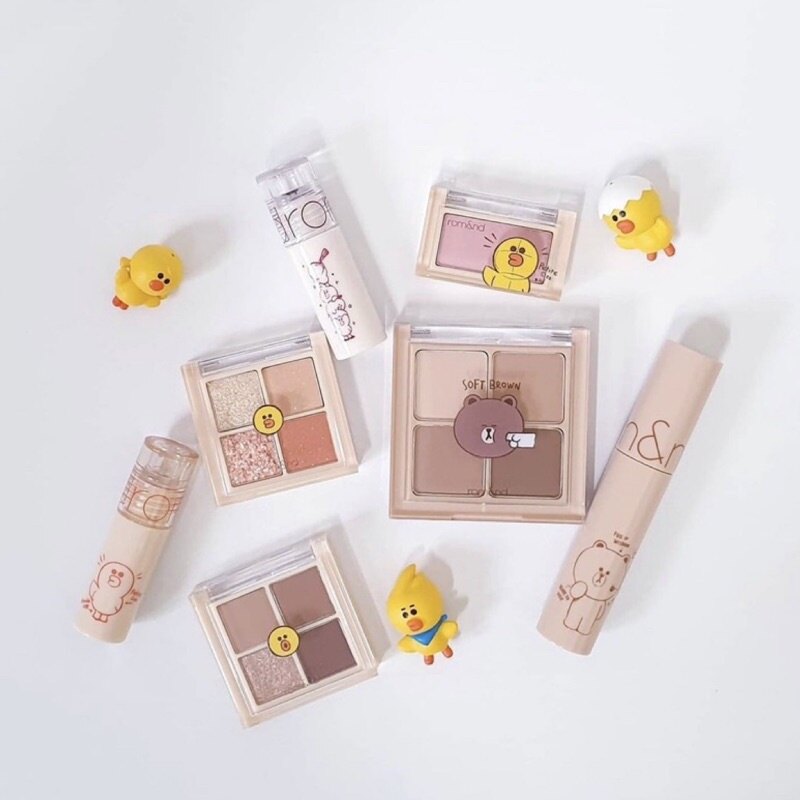 【Ipretty精品美妝】Romand&Line friends聯名腮紅 眼影 脣釉