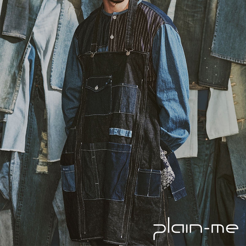 【合作企劃】plain-me 聯手 SYNDRO 推出合作 capsule collection，以「二手丹寧」為主題發想，收集舊襯衫、牛仔褲、vintage bandana、sashiko 藍染刺子