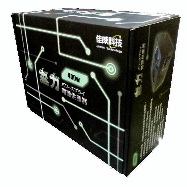 主力 400w 電源供應器 12公分 溫控靜音風扇 ATX 12V 2.3 版本