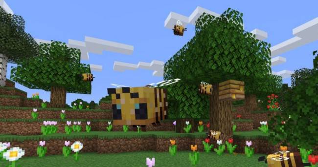 Minecraft 有蜜蜂了 牠長得方方的 而且你還能騎在蜜蜂上 4gamers Line Today