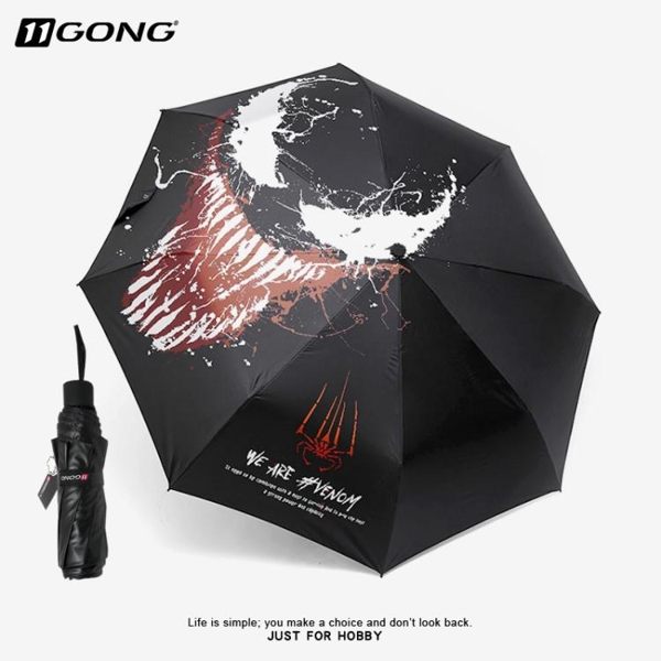 周邊晴雨兩用傘雨傘太陽傘Venom創意潮流直男 歐亞時尚