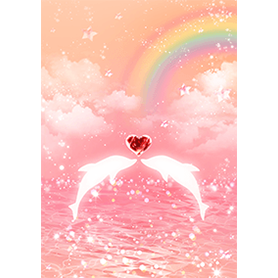 大人可愛い♥イルカとハート