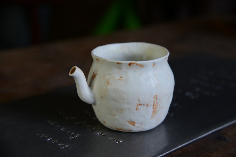炻造 手作 茶海 釉色 - 木心白釉