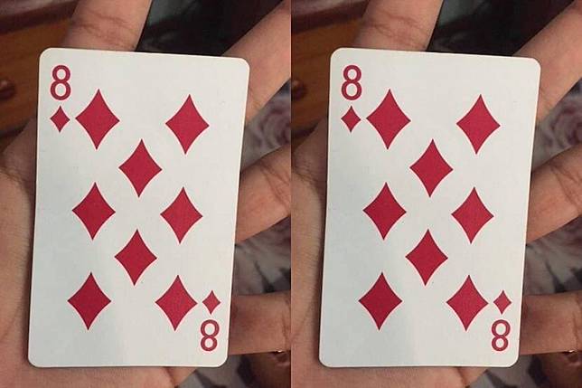 Kartu diamonds viral gara-gara ada angka tersembunyi