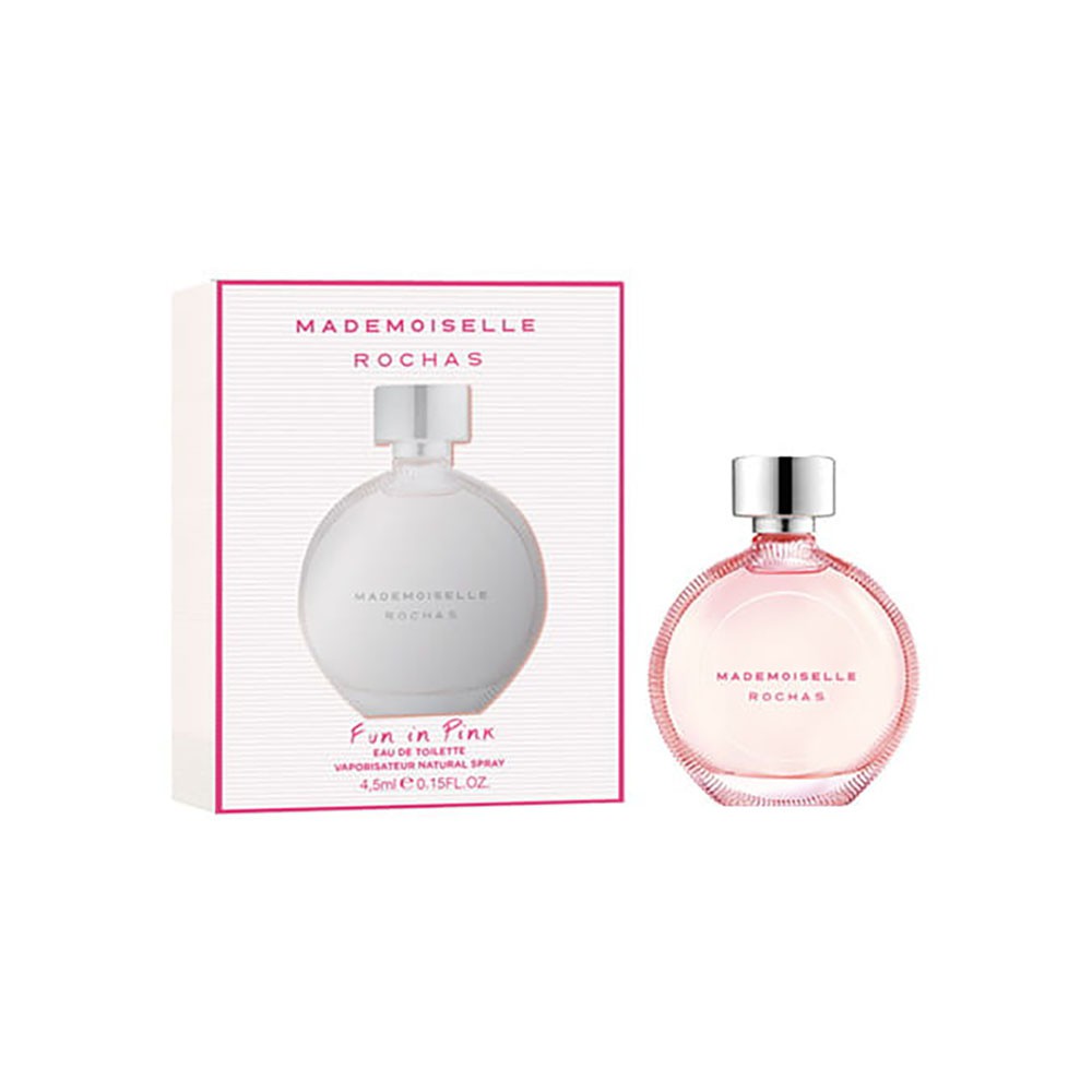 【香調】前調：粉紅胡椒 紫羅蘭葉 黑加崙中調：茉莉 梔子花 金銀花後調：琥珀木 香草產地法國誰是羅莎小姐(Mademoiselle Rochas)? 充滿童趣與正能量的巴黎女孩!羅莎小姐是一位典型的巴