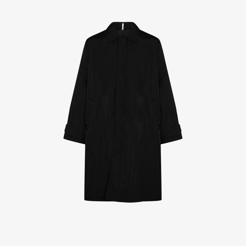 Sunflower Mens Black Crushed Nylon Parka