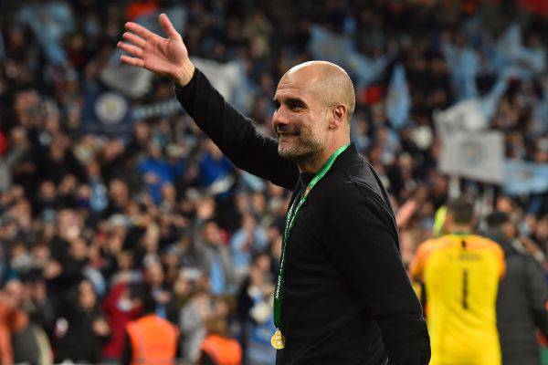 Pelatih Manchester City Pep Guardiola