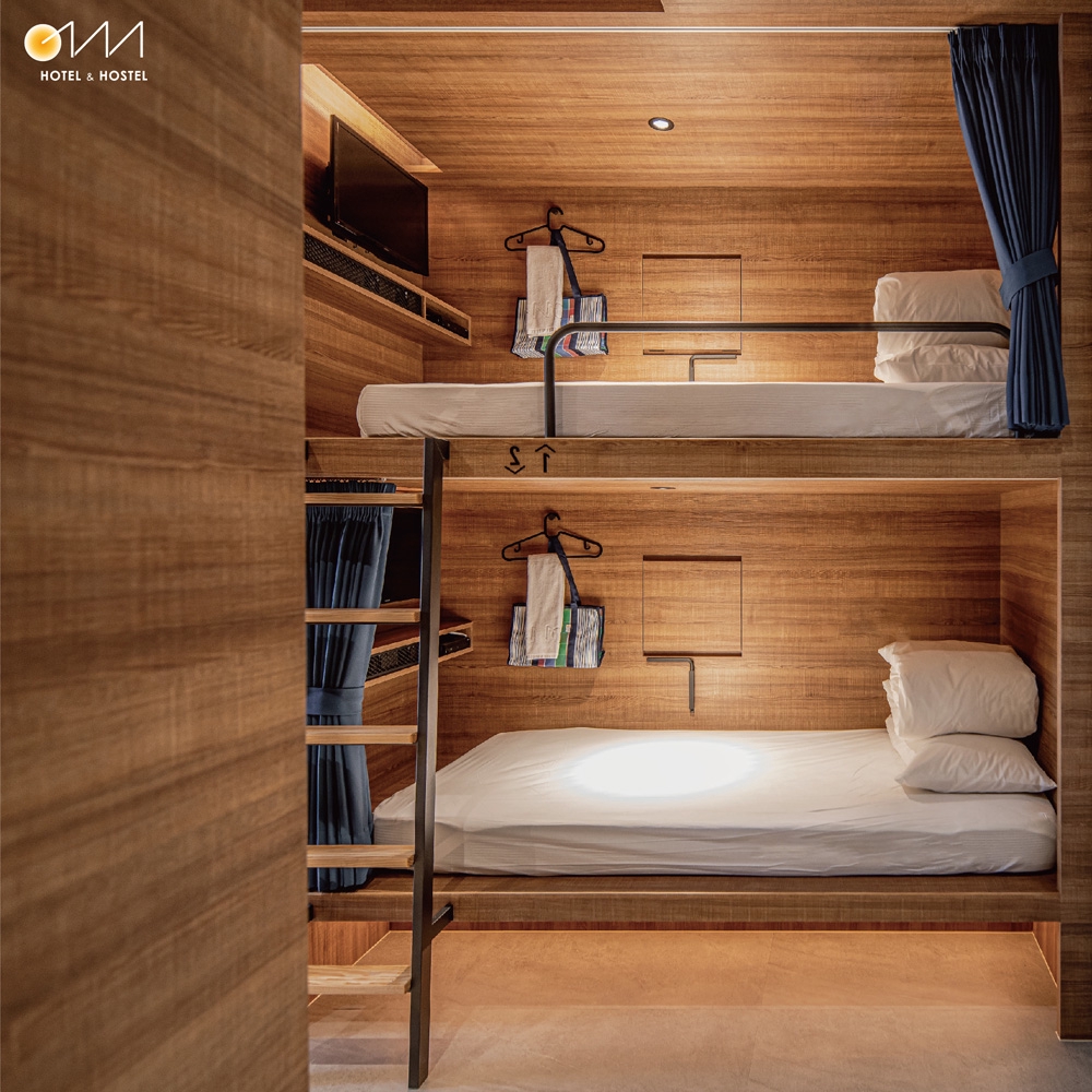 下殺33折｜單人熱賣價$520，大喊OINN我愛你！(限時販售) 1.本券可單人至Oinn Hotel & Hostel巷弄潮旅入住單人床位乙晚，房間床型為上下舖，須與其他旅客共住，若需男/女/混合床