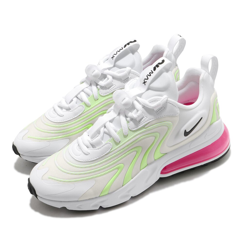 流行休閒鞋品牌:NIKE型號:CK2608-100品名:270 React配色:白色,黃色