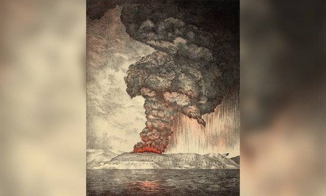 Catatan historis aktivitas Gunung Anak Krakatau