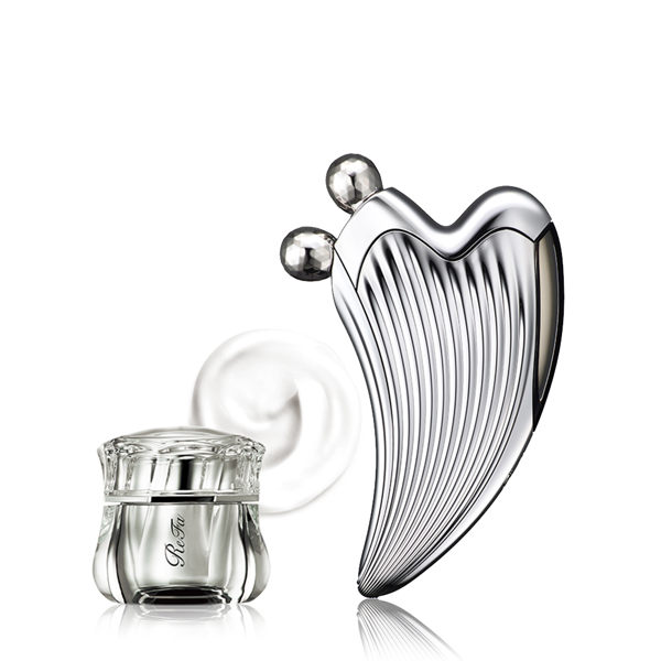 ReFa CAXA RAY 白金美容滾輪 + GLOSSY CREAM 保濕賦活精華霜