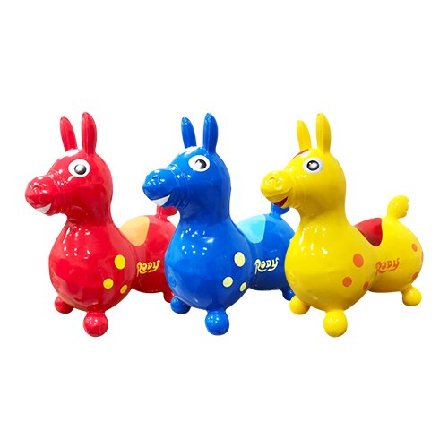 義大利RODY超彈力跳跳馬 (紅色/黃色/藍色)(Baby感覺統合)★衛立兒生活館★