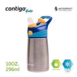 ◎•專利AUTOSPOUT技術隱藏吸嘴，100%防塵防漏|◎•單手One Touch操作方便飲用，按即喝•瓶蓋身可放於洗碗機上層清洗|◎•通過美國FDA認證許可，不含雙酚A，最安全品牌:contigo