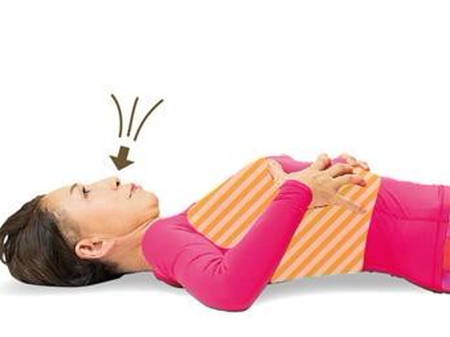 あおむけで行う しっかり呼吸 でリンパの流れを改善 前新式寝たままリンパ体操 毎日が発見