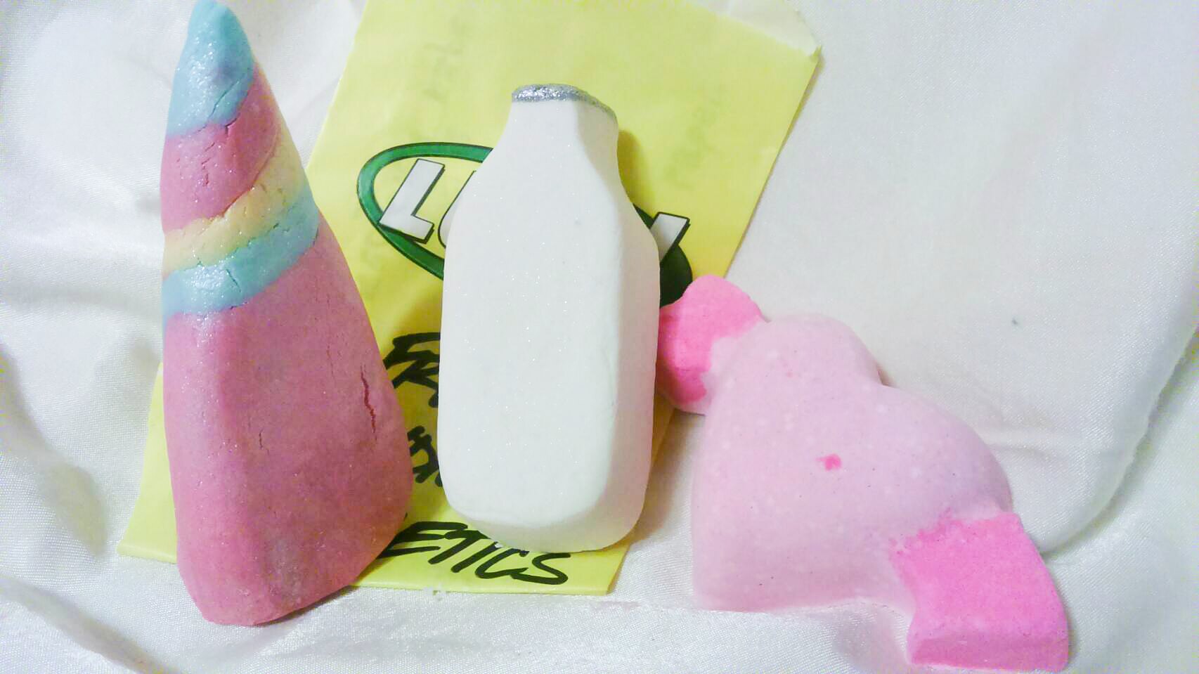 *Realhome* 英國手工 LUSH 閃亮嫩白+情人限定 泡泡浴球限量特惠組