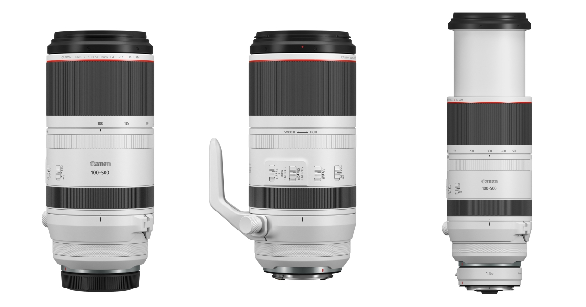 Canon 超望遠變焦鏡頭 RF100-500mm F4.5-7.1L IS USM 開賣，售價 82,900 元