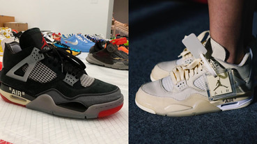 今年即將登陸！巷子內都懂的 Off-White x Air Jordan 4 ，「經典黑紅」及「清新奶茶」你選誰？