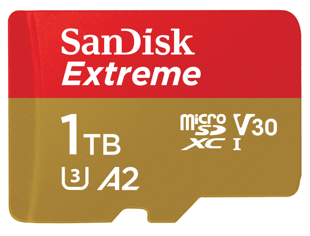 SanDisk Extreme UHS-I microSD 記憶卡推出 1TB 版本，最高讀取速度達 160MB/s