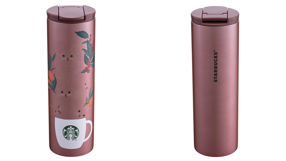 星巴克新年限定12OZ金鼠馬克杯，售價NT580