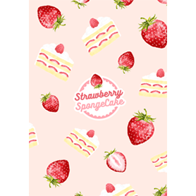 いちごのショートケーキの着せかえ