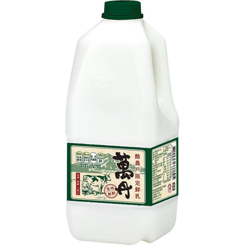 萬丹酪農戶限定鮮奶1857ml(無調整)