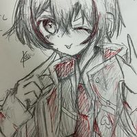 からぴちの絵を描くぴちりすさん、あつまれ〜！