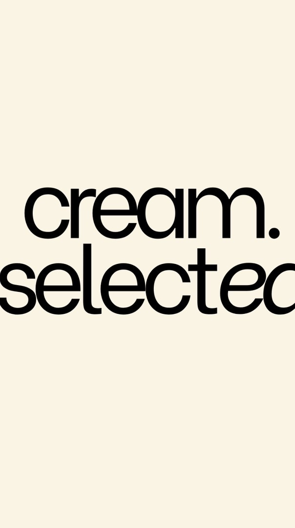 cream.selected ✨
