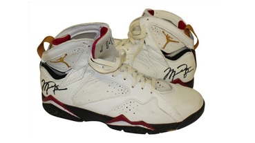 新聞分享 / 飛人親穿親簽 Air Jordan 7 ‘Cardinal’ Game Worn 釋出競標