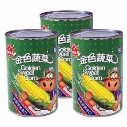 ◎牛頭牌-玉米醬418g*3入組|◎|◎品牌:熊媽媽買菜網類型:罐頭主要成分:蒜頭成分說明:甜玉米、糖、鹽、水、澱粉份數/規格:418g3入組保存方式:常溫請置陰涼處產地:台灣保存期限:3年食品業者登