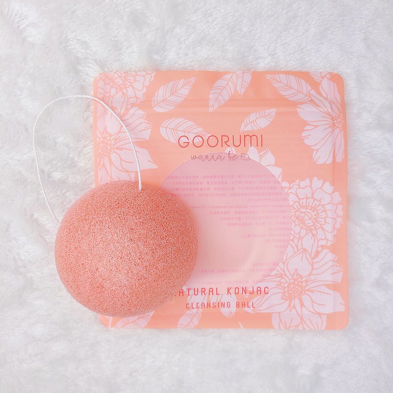 洗臉的好朋友、環保材質- 天然潔膚蒟蒻球_10入組