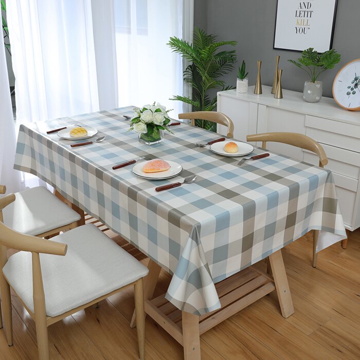 桌巾 北歐風格防水防油桌巾 140X140cm 桌布 餐墊 ins 居家布置 秋瘋買