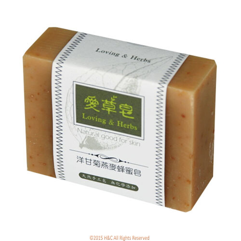 【台灣製愛草皂】洋甘菊燕麥蜂蜜手工皂(洗臉及身體)