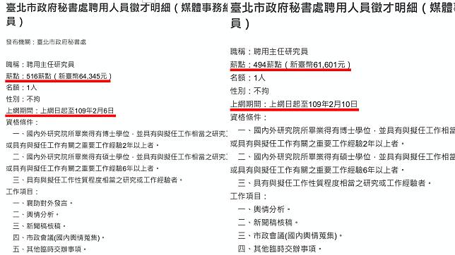 影／黃瀞瑩職缺傳內定？　北市府：兩不同職缺都依法公告