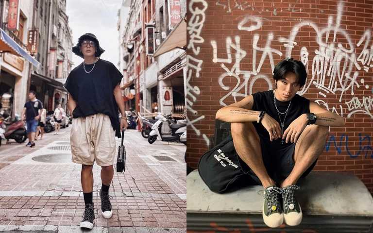 台灣時尚型人小嶼老師、楷奕Justin搶先穿搭HIKER系列！（圖／EXCELSIOR提供：IG@victor_7sy、kai_yi_justin）