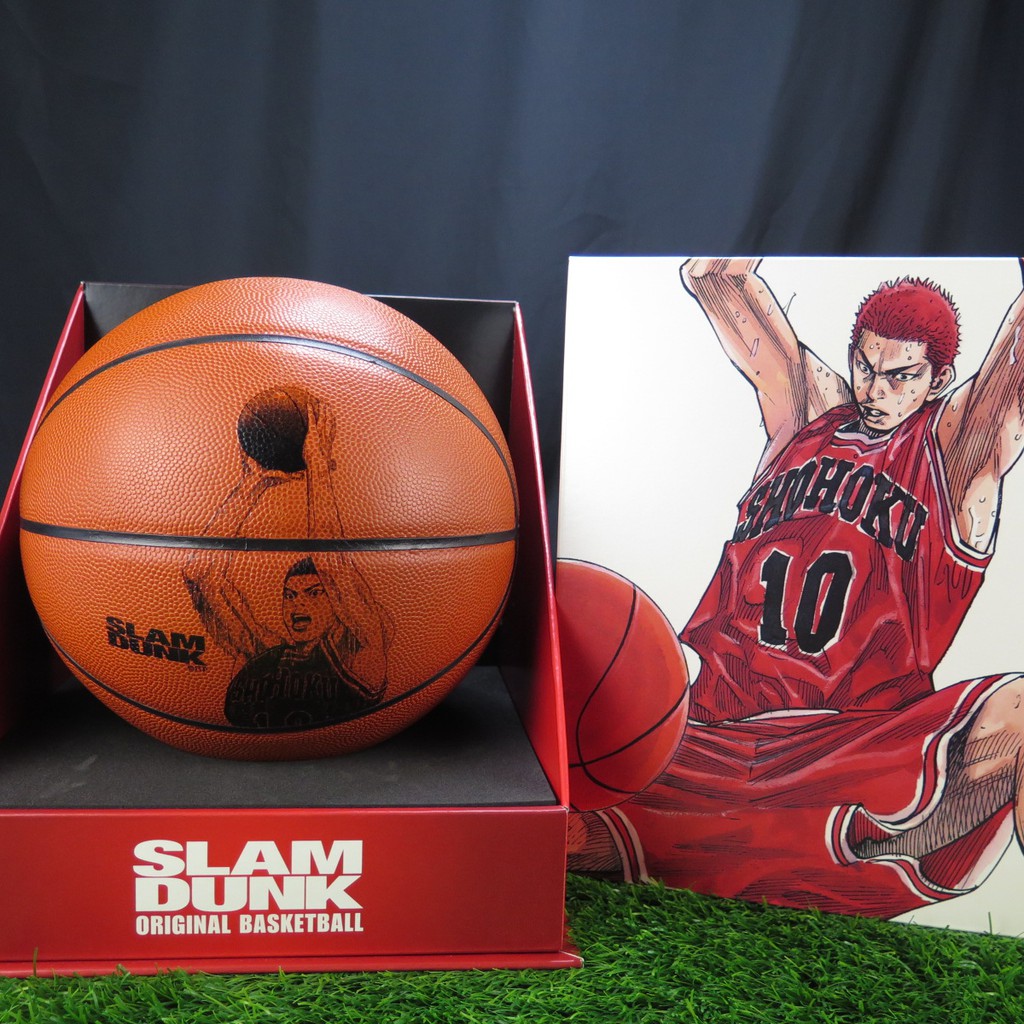 #MOLTEN #SLAMDUNK #灌籃高手 #櫻木花道紀念球 #台灣現貨 #左手只是輔助《Slam Dunk》x molten 推出限量版櫻木花道籃球採用 7 號球尺寸打造的真皮籃球，選用《Sla