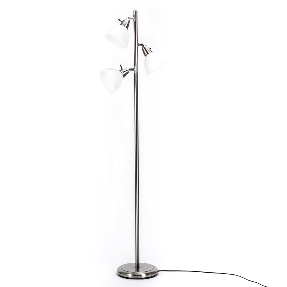 伴月三燈立燈 白色 型號TREE-648