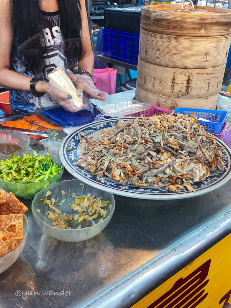 皇佳烤鴨夾餅｜花園夜市｜台南美食