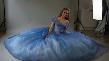 電影仙履奇緣裡超美麗的夢幻禮服 製作過程也像施魔法一樣夢幻
