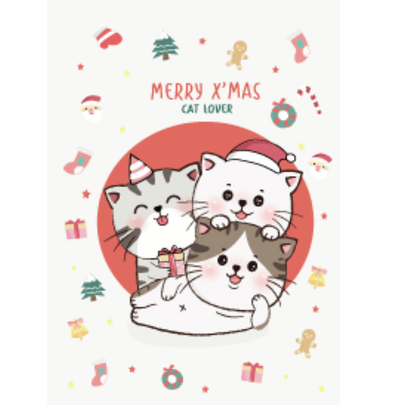 Cat Lover Merry X'mas