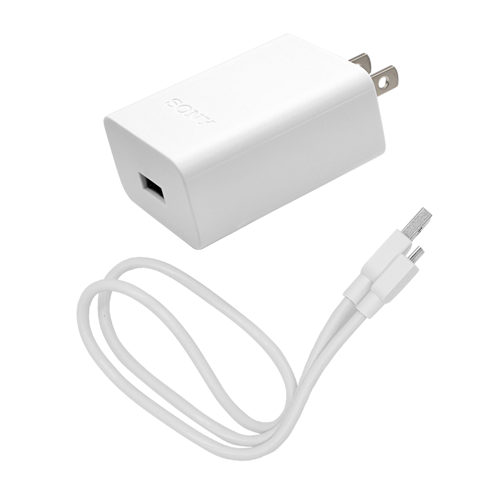 ■ 原廠旅充頭+傳輸線 ■ 快速充電，支援最大 2.1A 充電輸出 ■ 適用於智慧型手機平板或其他 USB 裝置 ■ 短路防護、電流過載保護等安全防護設計