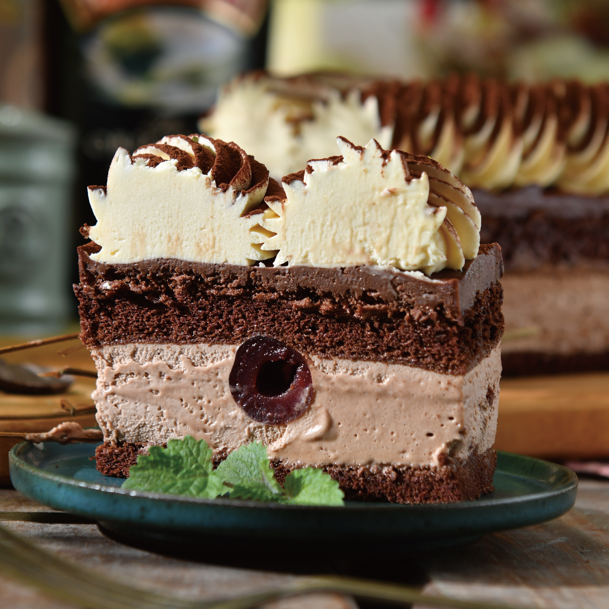 ◆含運費◆黑爵士蛋糕 【千千直播推薦】貝禮詩奶酒 / 法國進口巧克力 / 酒漬櫻桃 / 屬於大人的甜點【食感旅程Palatability】