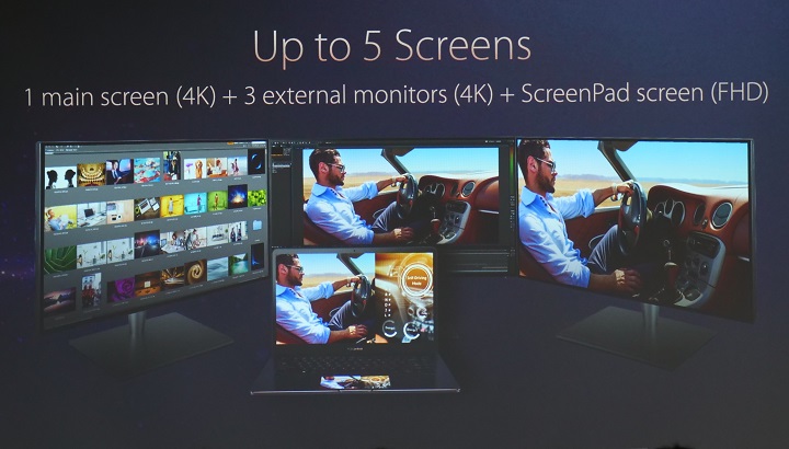 Asus 推出雙螢幕筆電 ZenBook Pro，觸控板「ScreenPad」變成你的第二個螢幕