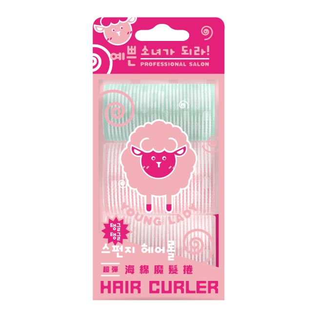 洋蕾蒂韓妞空氣髮捲6入