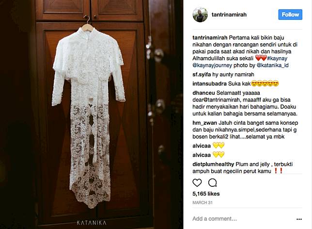 8 Inspirasi Kebaya Pernikahan ala Selebriti Tanah Air